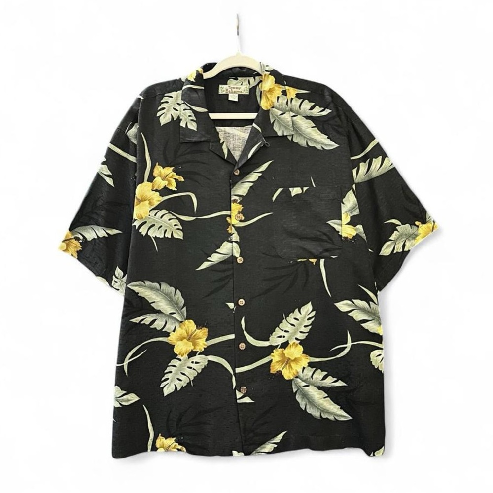 🔥 100% SILK Tommy Bahama Hawaiian Camp Shirt